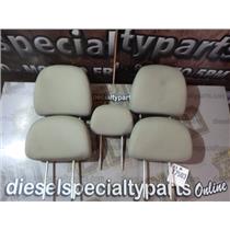 2012 2013 FORD ESCAPE XLT 2.5L AUTO HEADRESTS SET ( 5 ) CLOTH - TAN COLOR OEM