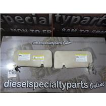 2012 2013 FORD ESCAPE XLT 2.5L AUTO SUN VISORS ( 2 ) LIGHT TAN OEM