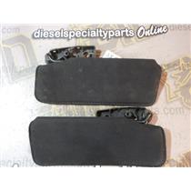 1989 1990 CHEVROLET CORVETTE 5.7 AUTO CONVERTIBLE SUN VISOR SET ( 2 ) BLACK OEM