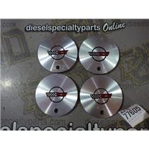 1989 1990 CHEVROLET CORVETTE 5.7 AUTO CONVERTIBLE OEM HUBCAPS (SET) 4 CHROME