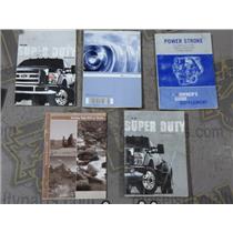 2009 FORD F350 XLT 6.4 DIESEL AUTO OEM OWNERS MANUAL WITH CASE