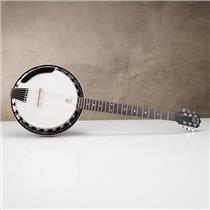 Deering B6 Boston 6-string Banjo w/ Case & Leather Strap #57377