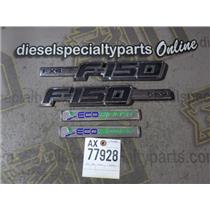 2013 2014 FORD F150 LARIAT 3.5 ECO BOOST AUTO 4X4 EMBLEMS ( SET OF 4 ) OEM