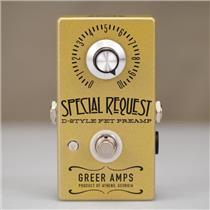 Greer Amps Special Request D-Style FET Preamp Pedal #57456