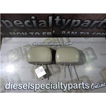 2003 2004 HONDA ODYSSEY 3.5L AUTO VAN FRONT HEAD RESTS ( 2 ) TAN LEATHER OEM