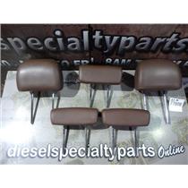 2008 2009 HYUNDAI VERACRUZ 3.8L AUTO HEAD RESTS SET ( 5 ) BROWN LEATHER OEM