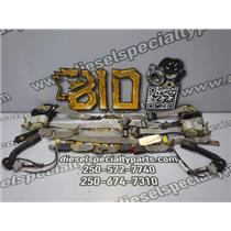 2001 2002 FORD F350 F250 XLT EXTENDED CAB SEAT BELTS 5 PASSENGER (GRAY) SET