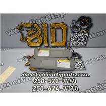 2007 2008 VOLKSWAGEN TOUAREG 3.6L V6 AUTO AWD SUN VISORS ( 2 ) GREY OEM