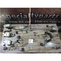 2002 2003 FORD F350 LARIAT CREWCAB 7.3 DIESEL AUTO 4X4 OEM SEAT BELTS (TAN) SET