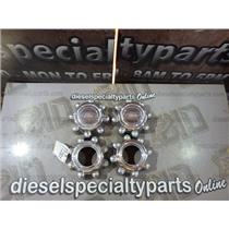 2002 2003 FORD F350 LARIAT CREWCAB 7.3 DIESEL AUTO 4X4 HUB CAPS ( 4 ) CHROME OEM