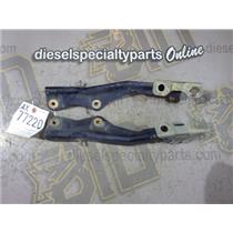 2002 2003 FORD F350 LARIAT CREWCAB 7.3 DIESEL AUTO 4X4 HOOD HINGES ( BLUE ) PAIR