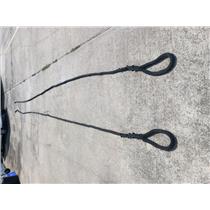 Boaters' Resale Shop of TX 2510 0406.01 PAIR OF 24' of 1.25" SPLICED DOCK LINES