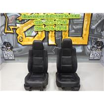 2003 2004 FORD RANGER XLT EXTENDED CAB FRONT SEATS (BLACK) LEATHER - NO POWER