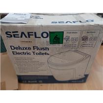 Boaters' Resale Shop of TX 2509 1304.01 SEA FLOW DELUXE 12 VOLT TOILET SFMTE1-05