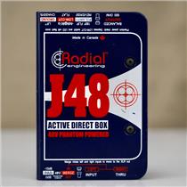 Radial Engineering J48 1-Channel 48V Phantom Power Active Direct Box #56836