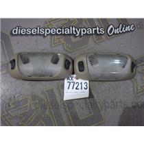 2002 2003 FORD F350 LARIAT CREWCAB OEM INTERIOR DOME LIGHTS (SET) TAN