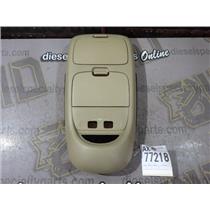 2002 2003 FORD F350 LARIAT CREWCAB OEM OVERHEAD CONSOLE STORAGE (TAN)