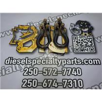 2002 2003 FORD F350 LARIAT CREWCAB TOW HOOK SET ( 2 )  BLACK OEM