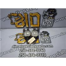 2002 2003 FORD F350 LARIAT CREWCAB FOG LIGHTS ( PAIR ) **FOGGY LENSES** OEM