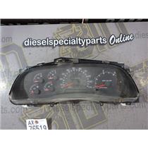 2004 2005 FORD F750 CAB CAT C7 DIESEL 6-SPEED MANUAL GAUGE CLUSTER 13,266 MILES