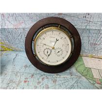 Boaters' Resale Shop of TX 2511 0805.11 WEEMS & PLATH BAROMETER w MARINE DECOR