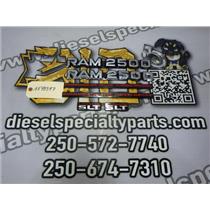 2001 2002 DODGE 2500 5.9 24V DIESEL NV5600 4X4 SLT LARAMIE 2500 EMBLEM SET (6)
