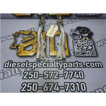 2005 2006 FORD F350 F250 LARIAT 6.0 DIESEL AUTO 4X4 HOOD HINGES (2) WHITE OEM