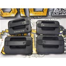 2013 2014 FORD F150 XLT 3.5 ECO BOOST AUTO 4X4 EXTERIOR BLACK DOOR HANDLES (4)