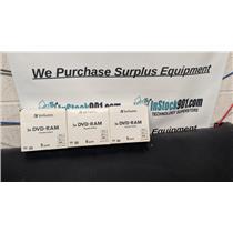 Verbatim 3x Speed DVD-RAM Double Sided 9.4GB 240 Min Disc 5 Pack - Lot of 3