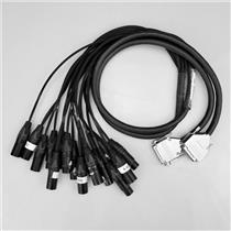 4' Pro Audio LA Mogami 2932 DB25 to XLR Male Female Snakes Cables #56612