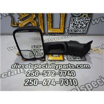 2000 2001 DODGE RAM 3500 REG CAB LEFT DRIVERS SIDE TOW MIRROR - NO POWER / HEAT
