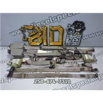 1999 2000 FORD F350 XLT EXT CAB 7.3 DIESEL ZF6 4X4 OEM SEAT BELTS (6) PASSENGER