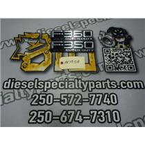 1999 2000 FORD F350 XLT EXTENDED CAB F 350 FENDER EMBLEM SET (2) OEM