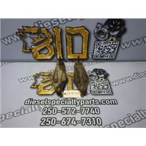 1999 2000 FORD F350 XLT EXTENDED CAB FRONT UPPER SHOCK MOUNTS (2) WITH HARDWARE