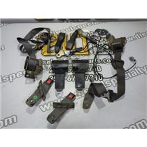 2000 2001 FORD RANGER XLT 4.0 MANUAL 2WD EXT CAB OEM SEAT BELTS (DARK CHARCOAL)