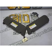 2000 2001 FORD RANGER XLT 4.0 MANUAL 2WD OEM INTERIOR SUN VISORS - DARK GRAY