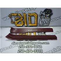 1997 1998 FORD F150 REG CAB XLT 4.6 4X4 KICK SILL TRIM COVER PLATE SET (2) RED