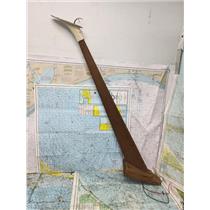 Boaters' Resale Shop of TX 2509 5541.67 WOODEN 50" CABIN-TOP FLAG & LIGHT MAST