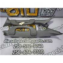 2003 2004 FORD F350 XLT 6.0 DIESEL ZF6 2WD A-PILLAR TRIM GRAB HANDLE SET (GRAY)