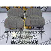1998 1999 FORD WINDSTAR VAN 3.0 AUTOMATIC OEM HEADRESTS (SET) FOUR - GRAY CLOTH