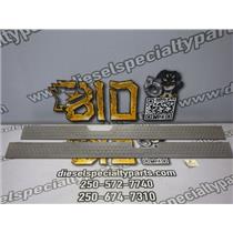 1999 2000 FORD F250 XLT EXT CAB V10 2WD FLOOR KICK SILLS PLATES SET GRAY OEM