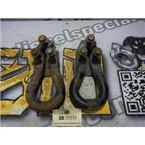 2003 2004 FORD F350 F250 XLT 6.0 DIESEL ZF6 4X4 FRONT TOW HOOKS PAIR (SET)