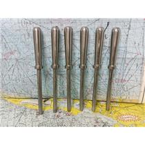Boaters' Resale Shop of TX 2602 0707.32 SIX 10" STAINLESS STEEL BELAYING PINS