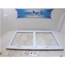 GE Refrigerator WR32X32489 White Veg. Pan Frame Used