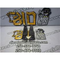 2003 2004 FORD F350 F250 XLT 6.0 DIESEL ZF6 4X4 POWER WINDOW SWITCH SET (4) GRAY