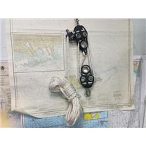 Boaters' Resale Shop of TX 2602 0707.34 GARHAUER 4 to 1 MAINSHEET w 1/2" LINE