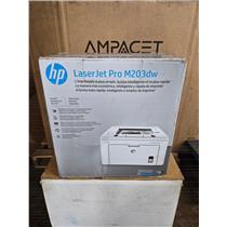 HP LASERJET PRO M203DW WIRELESS LASER PRINTER - NEW -