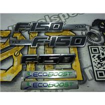 2013 2014 FORD F150 XLT 3.5 ECOBOOST AUTO 4X4 OEM EMBLEMS BADGES (SET)