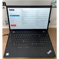 Lenovo ThinkPad T590 15.6'' FHD 1080p i7-8th 1.90GHz 16gb RAM 256gb SSD READ!