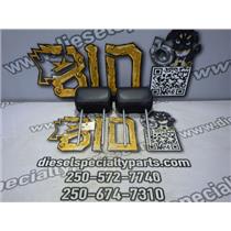 2006 2007 FORD F150 XLT 5.4 AUTO 4X4 REAR BLACK LEATHER HEADRESTS ( 2 ) OEM